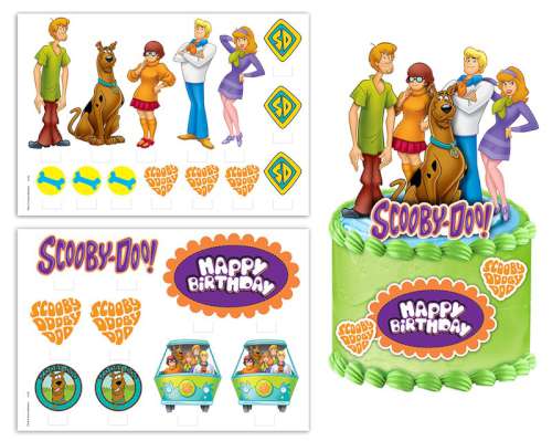 Scooby Doo Edible Icing Image Scene Setter - Click Image to Close